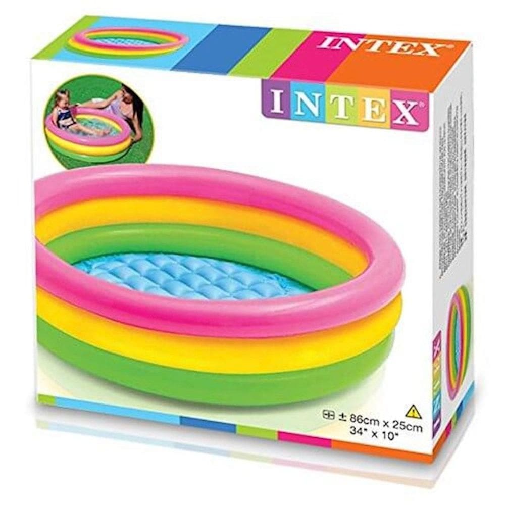 Piscina inflável banheira para Bebê Colorida Intex 56 Litros #58924