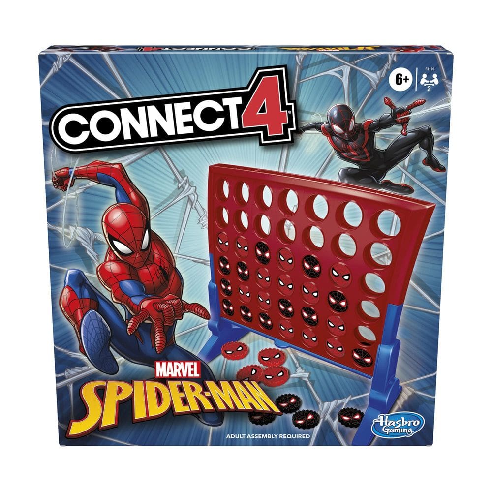 Jogo de Tabuleiro Hasbro Gaming Connect 4 Marvel Spider-Man Edition