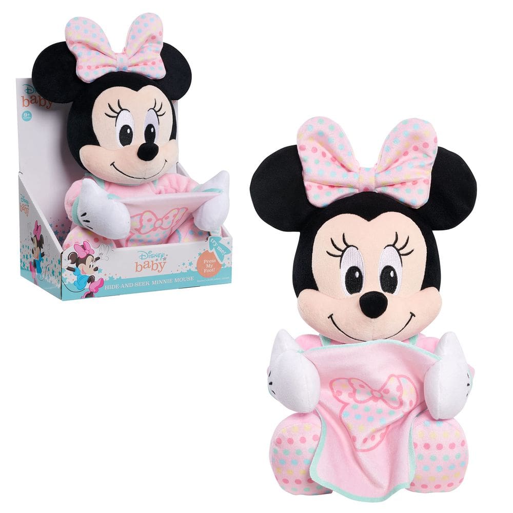 Minnie Mouse de pelúcia interativa Disney Baby Hide-And Seek 28 cm