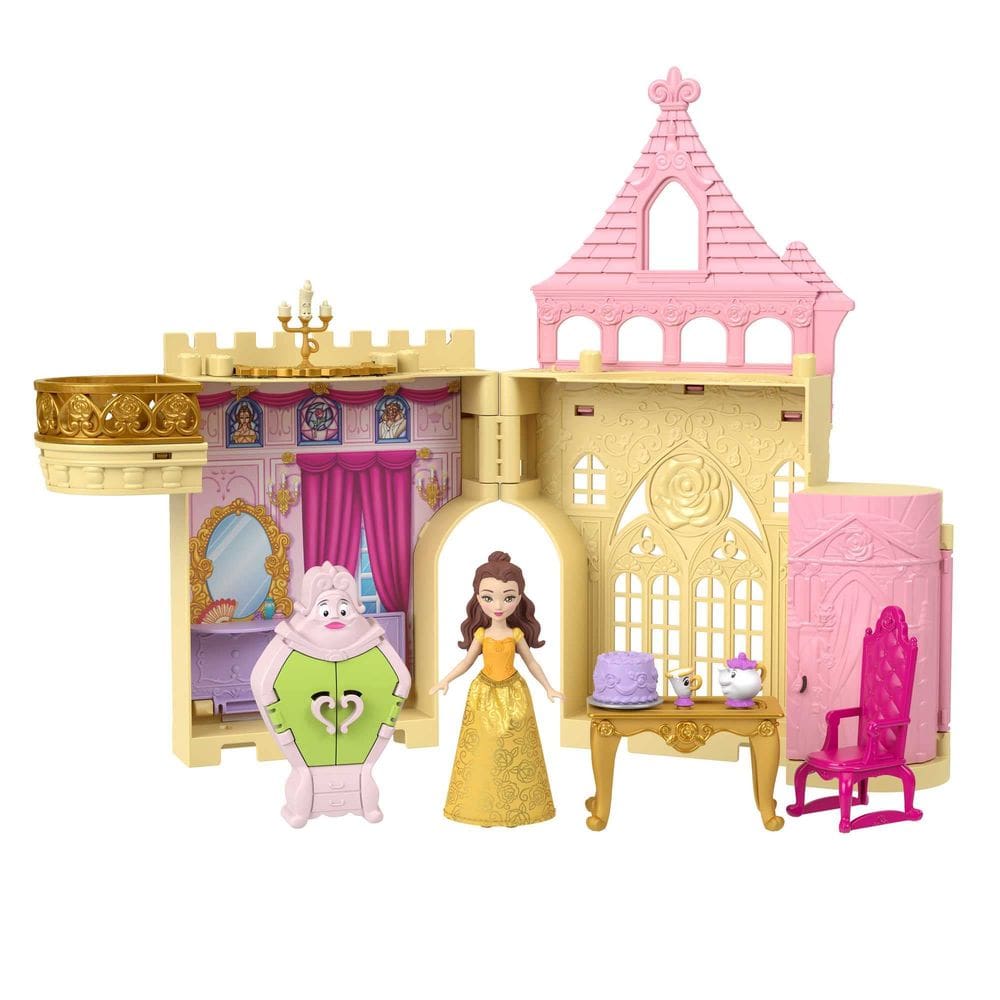 Casa de bonecas Mattel Disney Princess Storytime Stackers Belle`s Castle