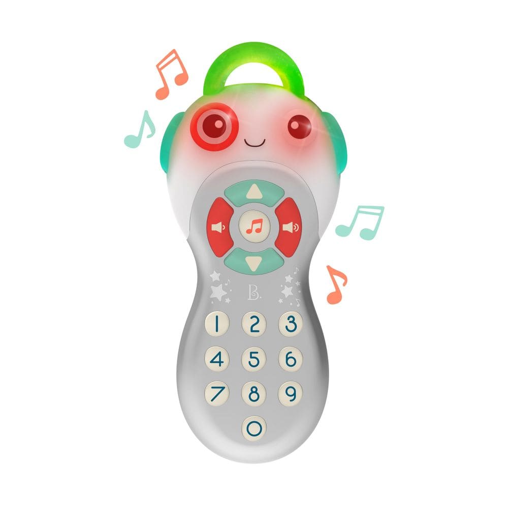 Toy TV Remote B. toys B. baby Baby Musical com luzes e sons