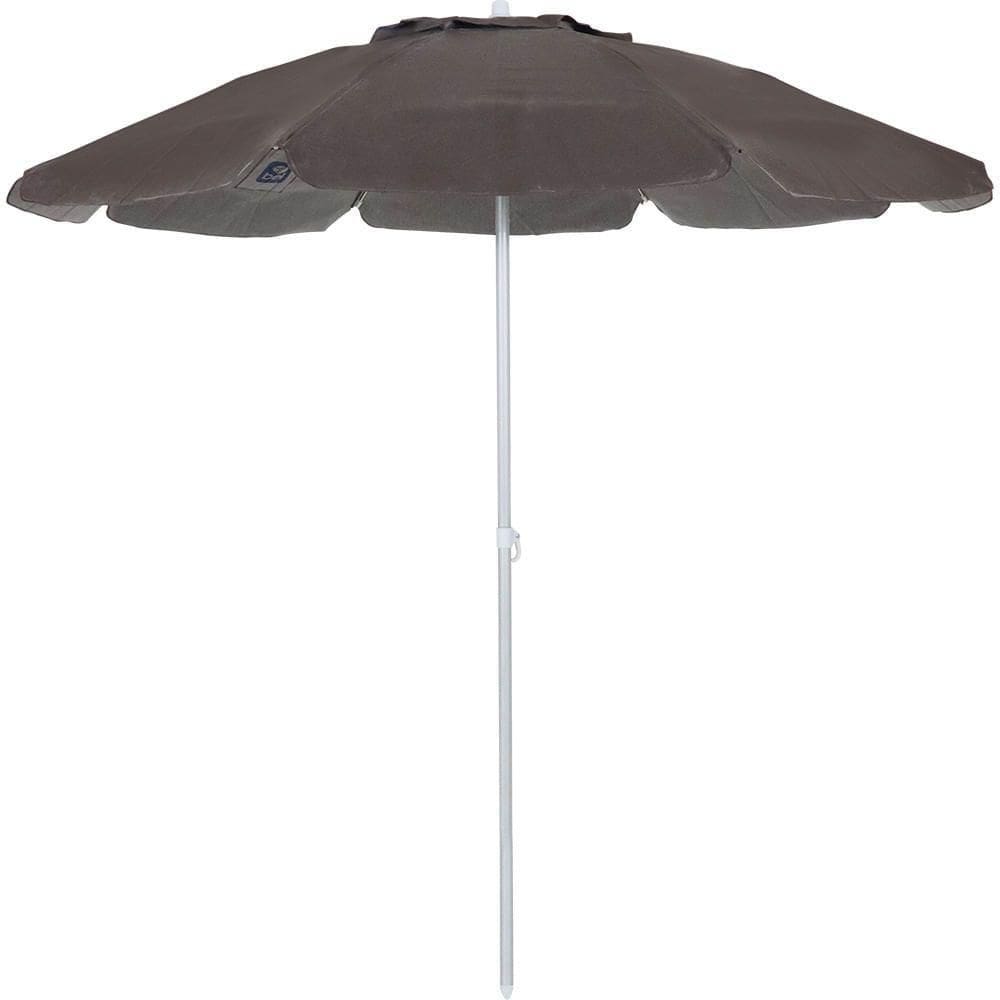 Guarda Sol Articulado 2,0 M Bagum Alumínio Marrom Vareta Fibra 10712 Bel