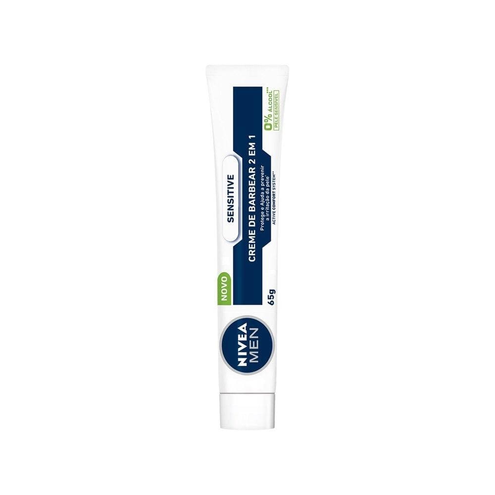 Creme de Barbear NIVEA MEN Sensitive 2 em 1 65g