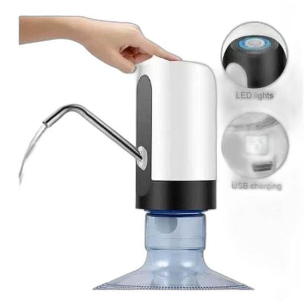 Bomba Elétrica Filtro Bebedouro Galão D`Água Recarregável