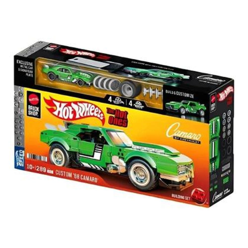 Hot Wheels Brick Shop Custom 68 Camaro - Mattel JFT16