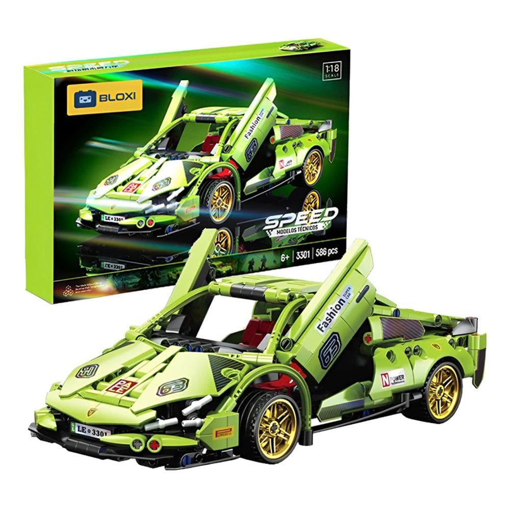 blc de Montar 523 pcs Veiculos Esportivos Supreme-bloxi