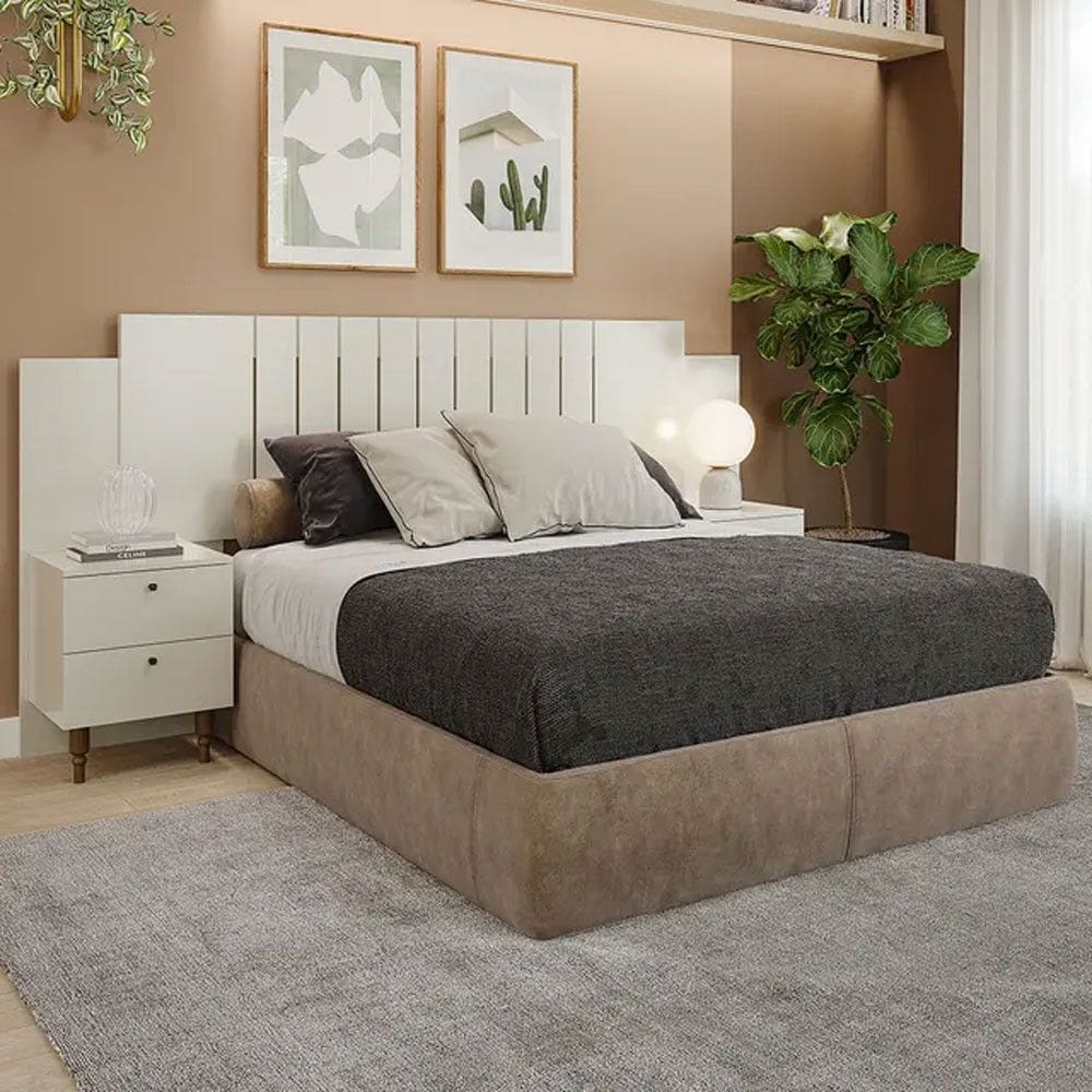 Cabeceira Casal Extensivel ate 160cm MDF Genova Panan