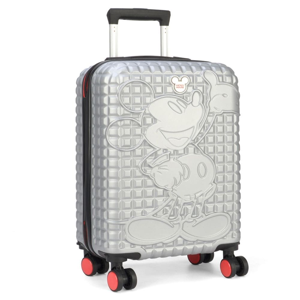 Mala De Bordo Feminina E Masculina Mickey Mouse Prata