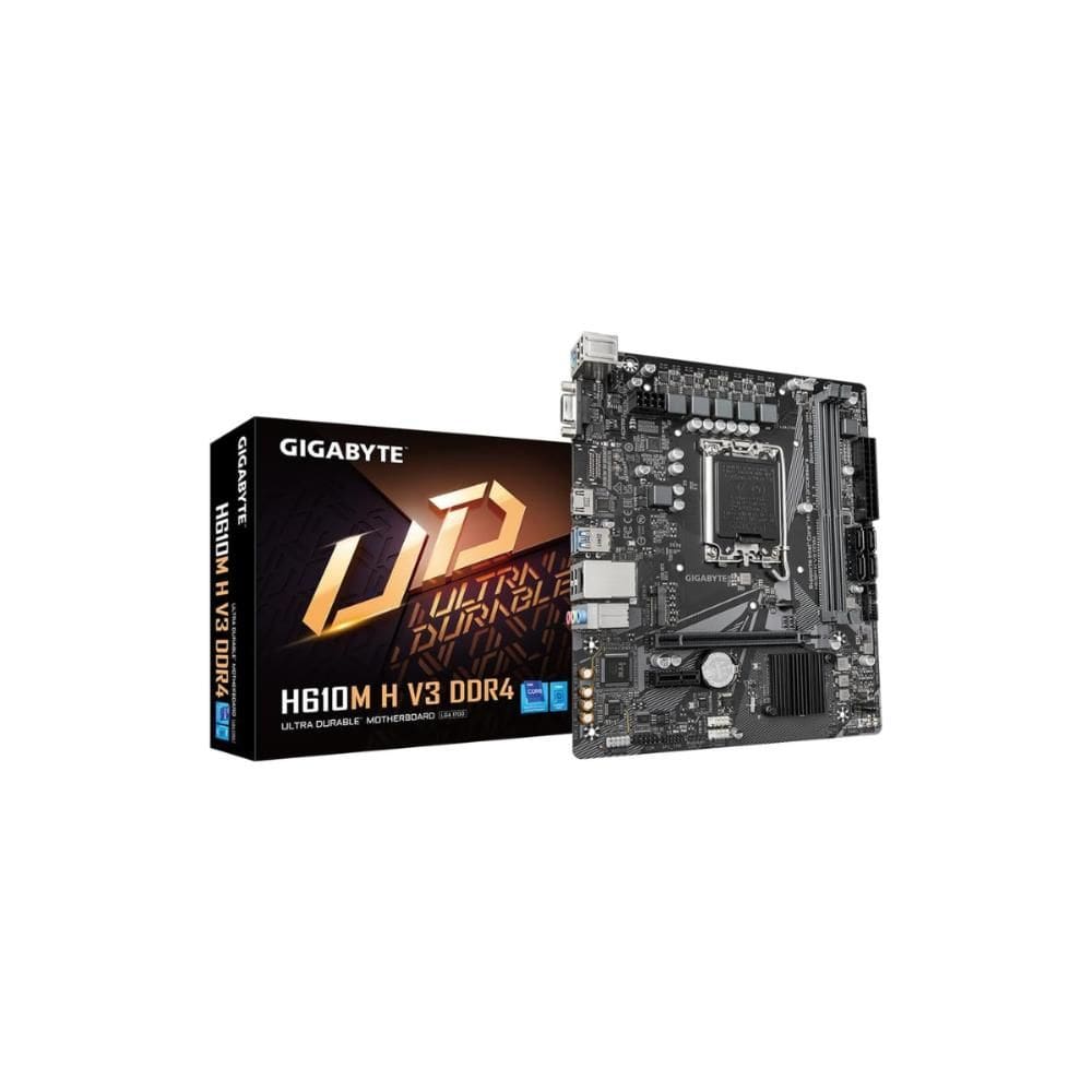 Placa Mãe Gigabyte H610M H DDR4 H610 Intel LGA 1700 DDR4