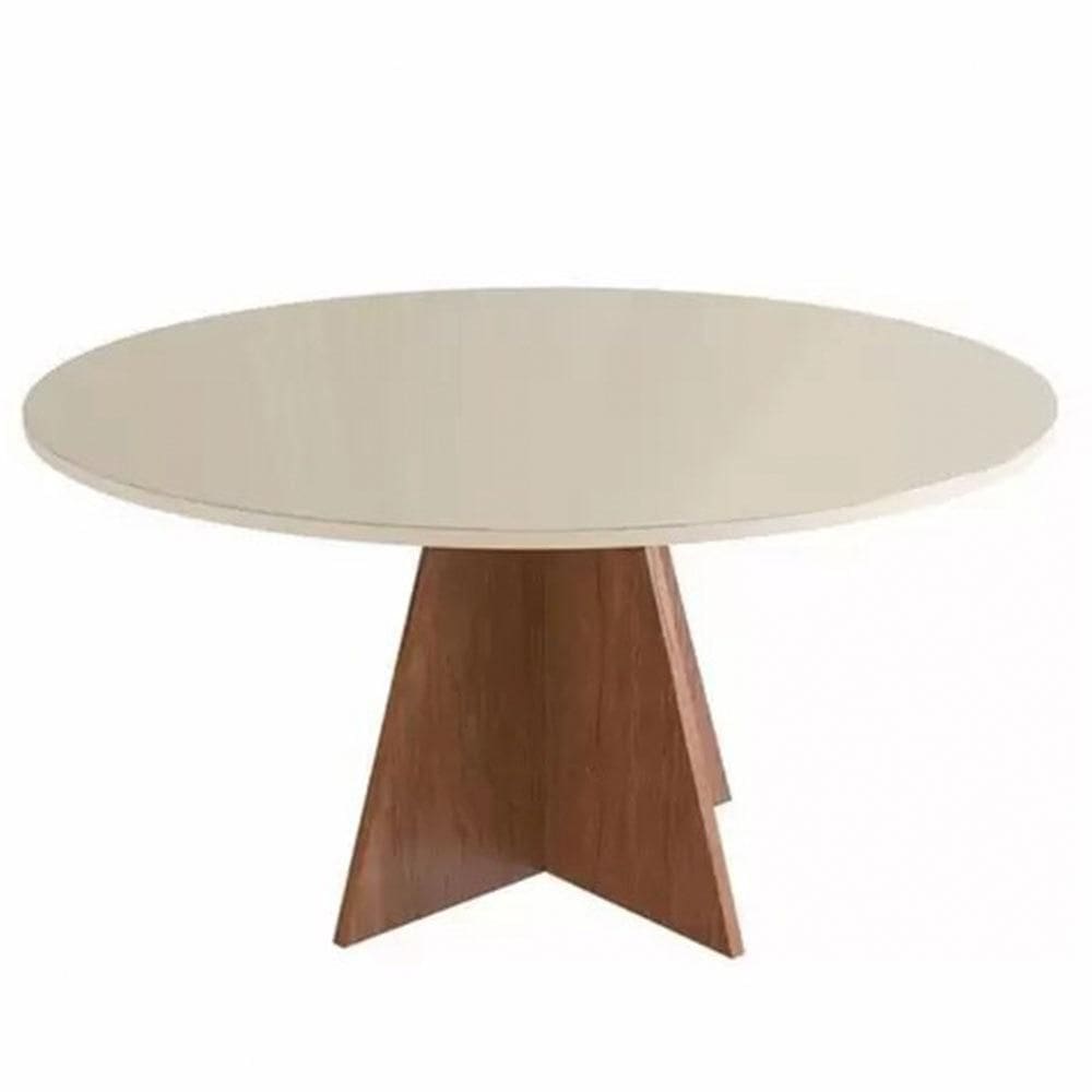 Mesa para Sala de Jantar, Zamarchi 188, Canela 130 cm