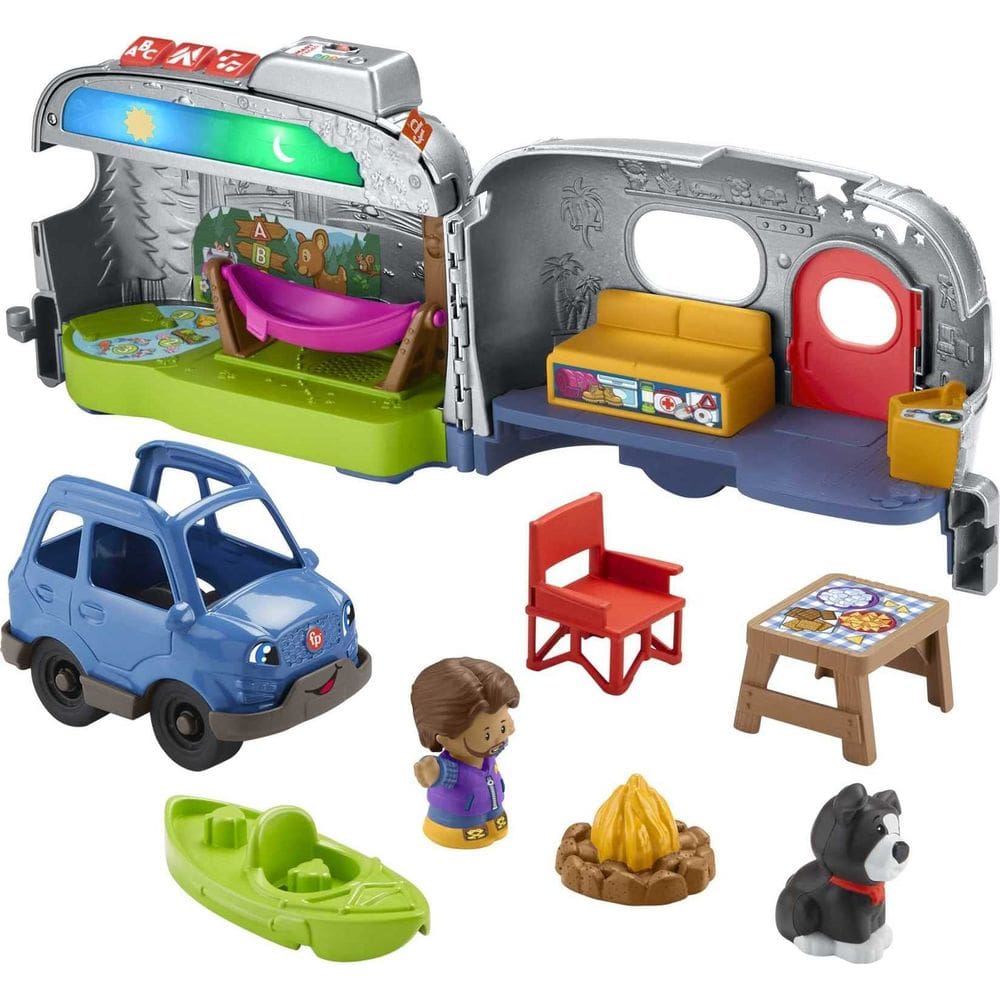 Playset Fisher-Price Little People Light-Up Learning Camper