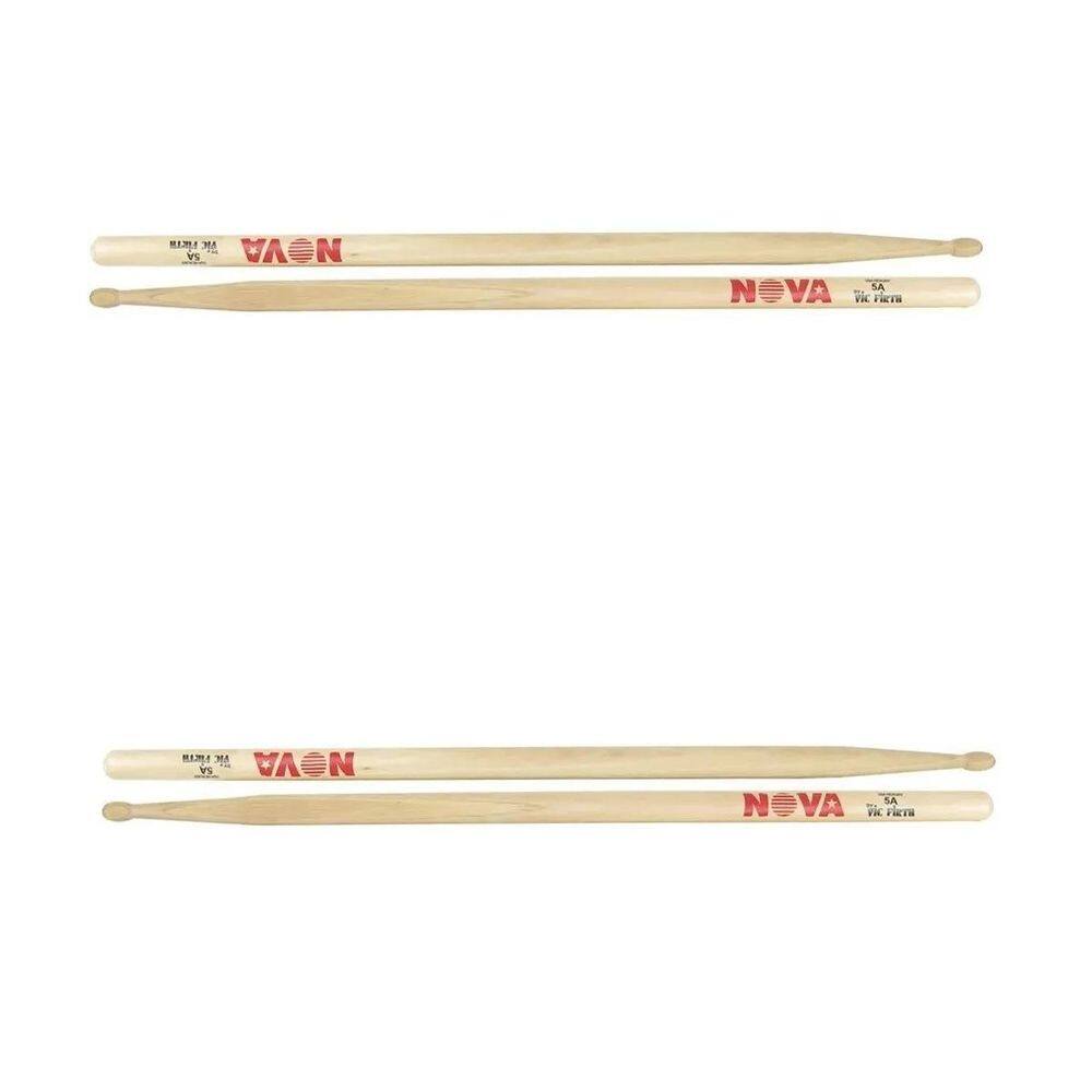 Kit 2 Pares Baquetas Nova 5A Mad Vic Firth Cod6092
