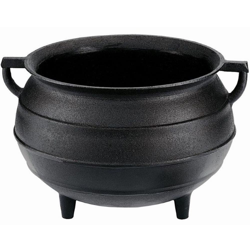 Caldeirão tripé 24×20cm 9L alça ferro Panela Mineira