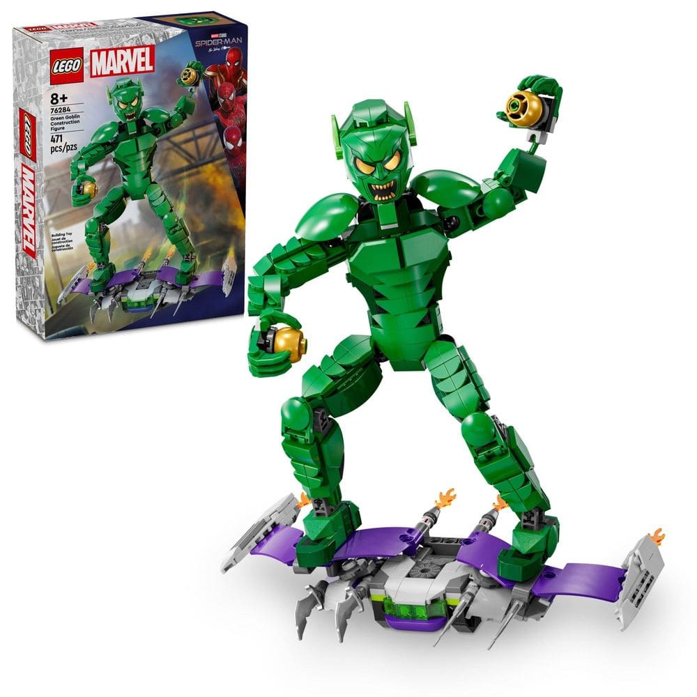 Figura de construção | Brinquedo de construção | LEGO Marvel Green Goblin