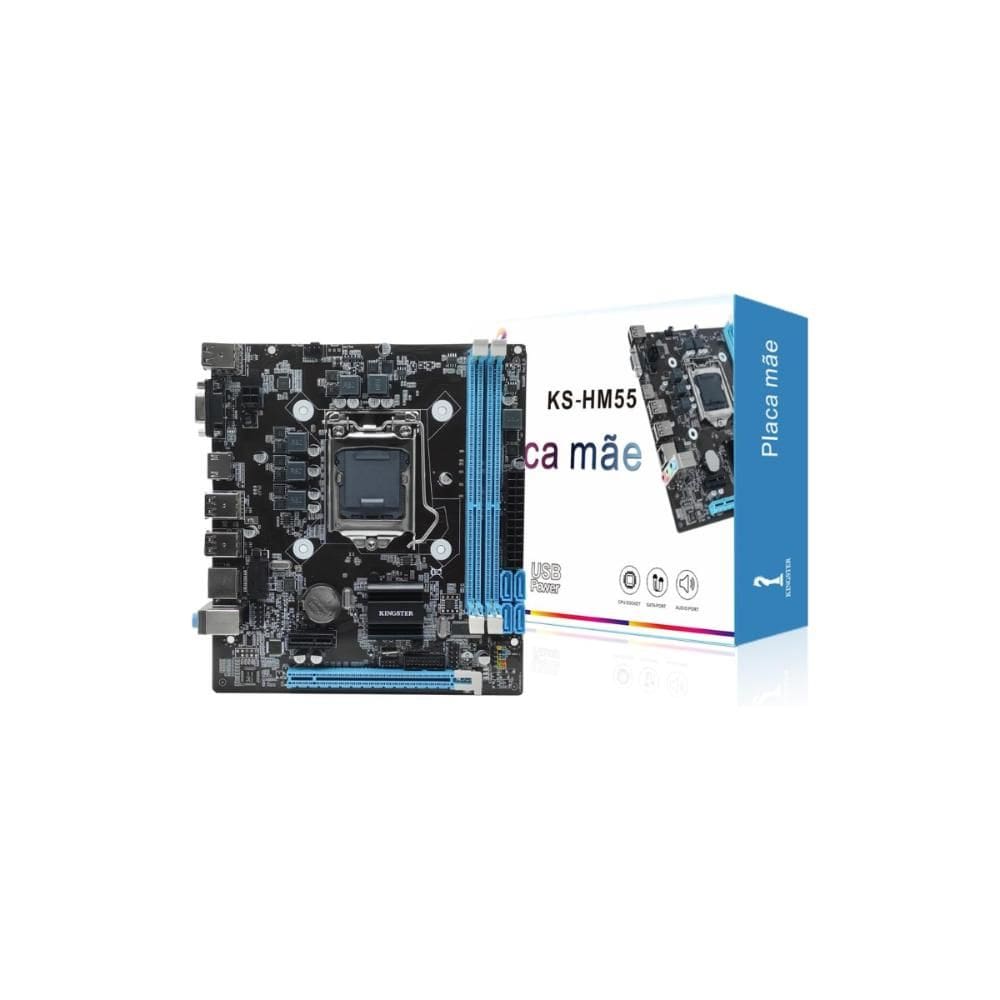 Placa Mãe Lga1156 Chipset Intel Hm55 Ddr3 Séries I3/i5/i7
