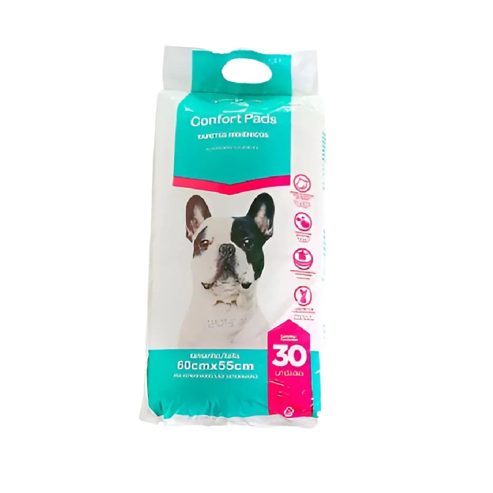 Tapete Higiênico Pet 60x55cm - 30 Uni Confort Pads
