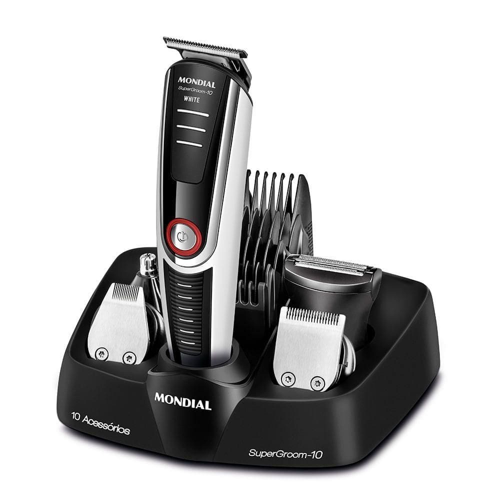 Aparador De Pelos Supergroom Mondial Bg-08 Bivolt