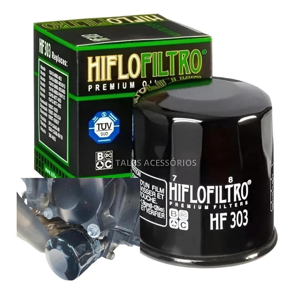 2X Filtro De Óleo Hiflo Hf303 Kawasaki Zx10 Vulcan Ninja400