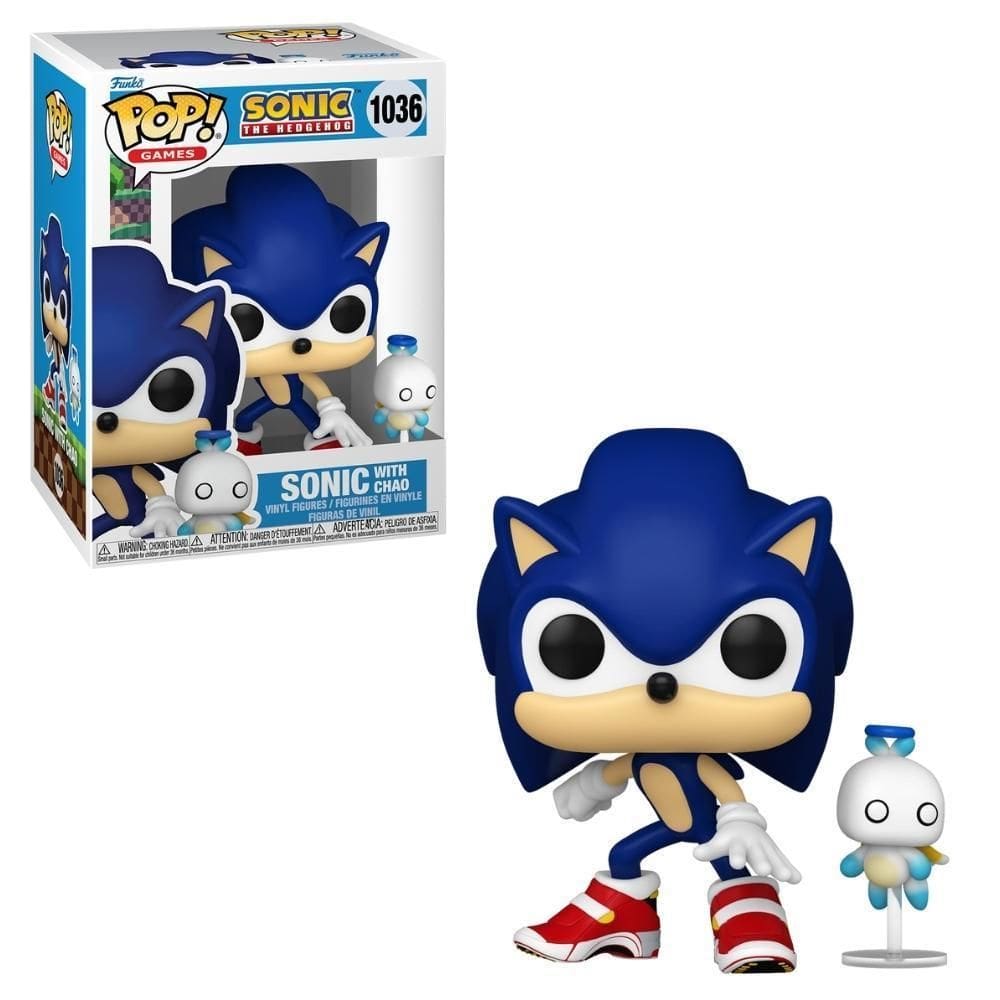Boneco Funko Pop & Buddy Sonic The Hedgehog - Sonic E Chao