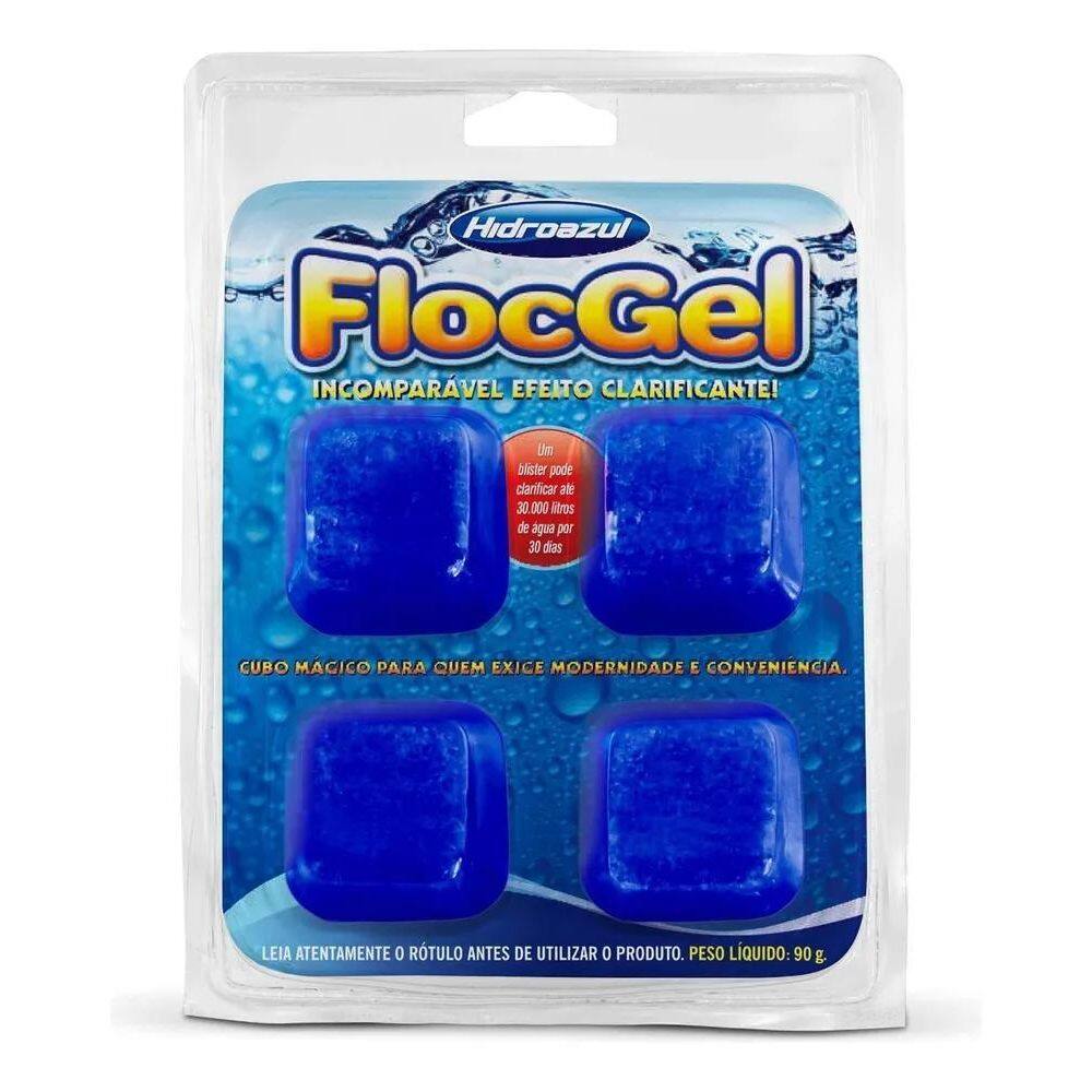 2X Floc Gel 4 Cubos Hidroazul - 90G
