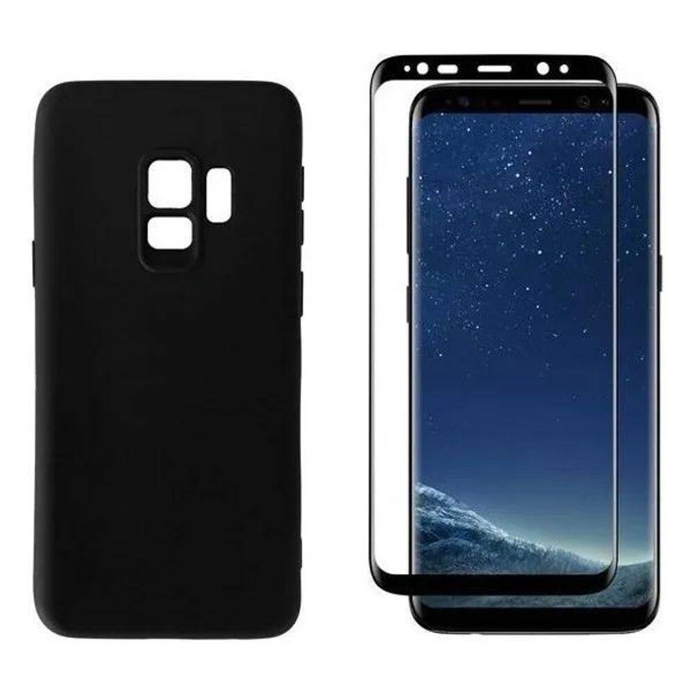 2X Capa Capinha Case Aveludada Para Samsung Galaxy S9 + Peli