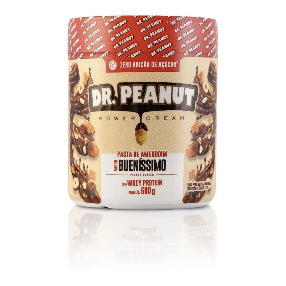 2X Pasta De Amendoim Com Whey Isolado 600G Dr Peanut Sabor B