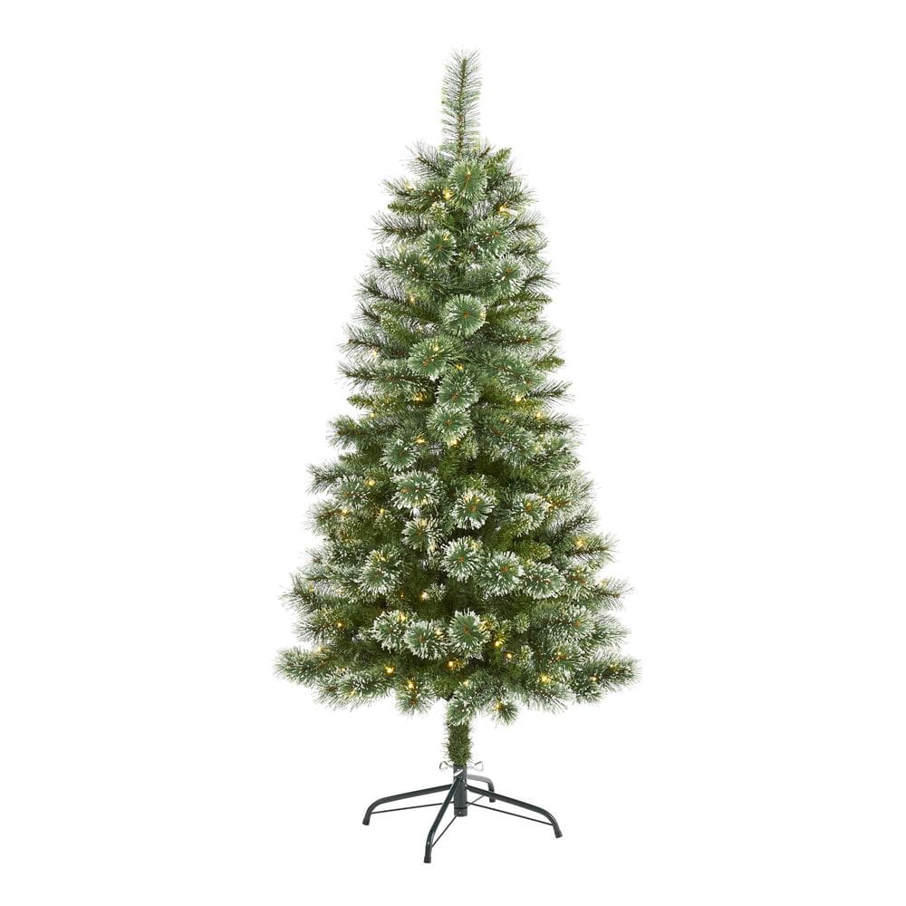 Árbol de Navidad Nearly Natural Wisconsin Slim 1,5 m con Luces