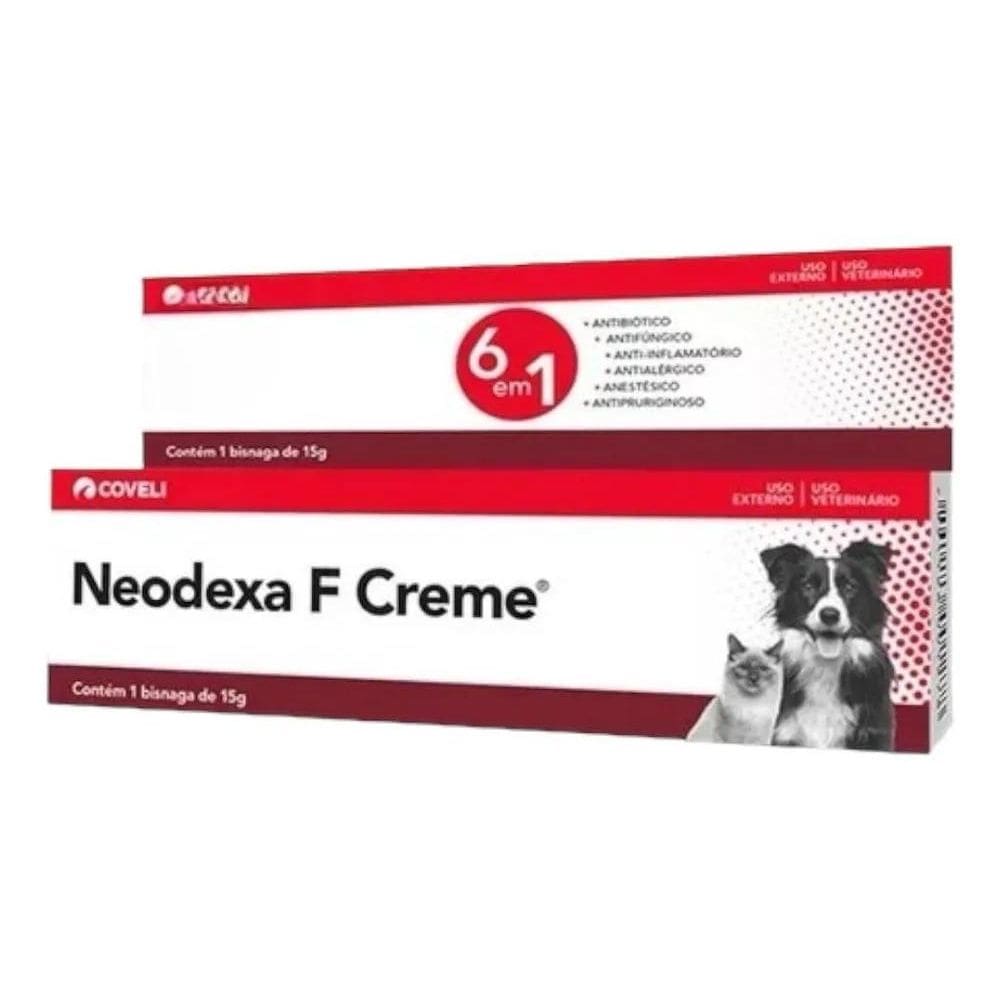 MP - 2X Pomada Creme Neodexa Para Gatos Com F