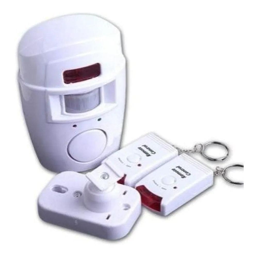 2X Kit Alarme Residencial Sem Fio Sensor Sirene 2 Controles