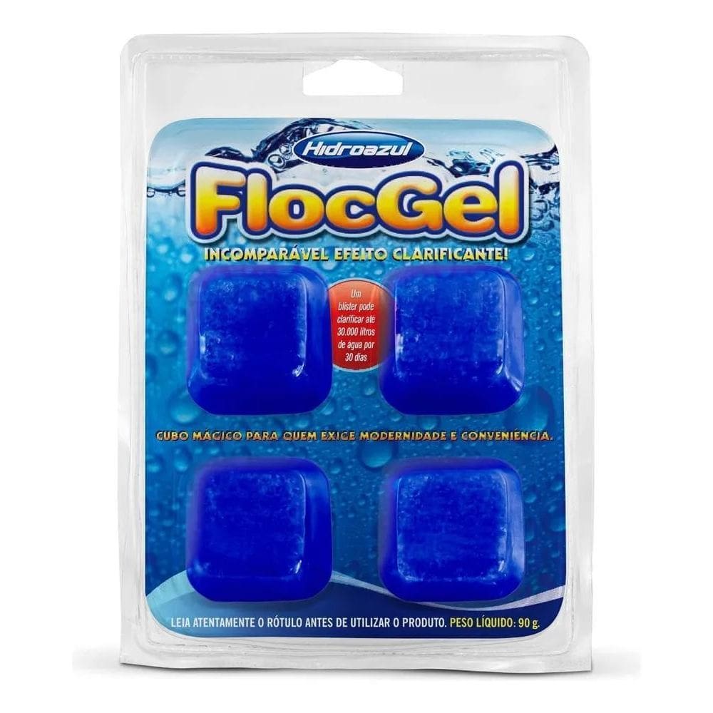 2X Floc Gel 4 Cubos Hidroazul - 90G