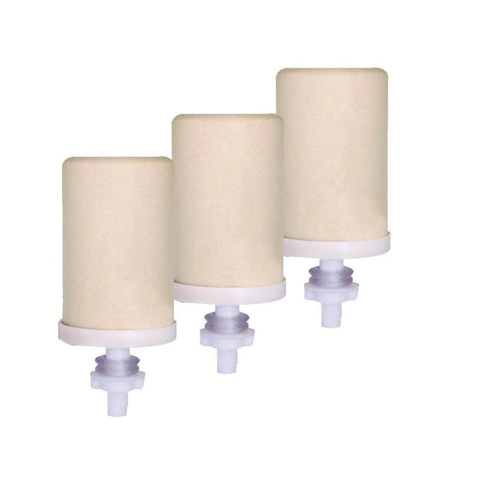 Kit 3 Un Vela Filtro Declorante De Cerâmica Stéfani