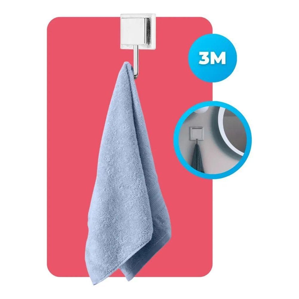 2X Gancho Suporte Cabideiro Toalheiro Porta Toalha De Rost