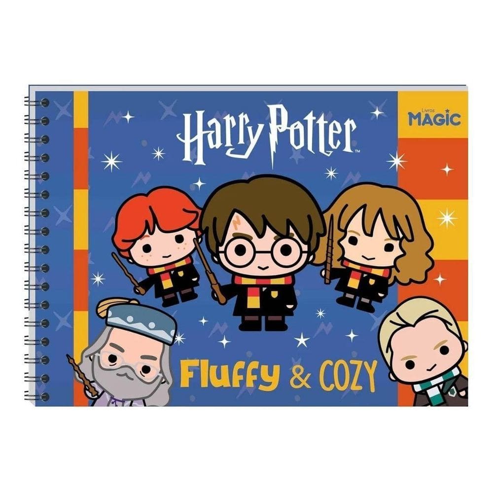 Livro De Colorir Harry Potter Capa Dura Com 96 Folhas