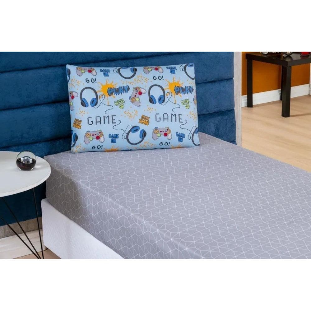 2X Jogo De Cama 2 Pçs Lençol Infantil Solteiro Menina Menino