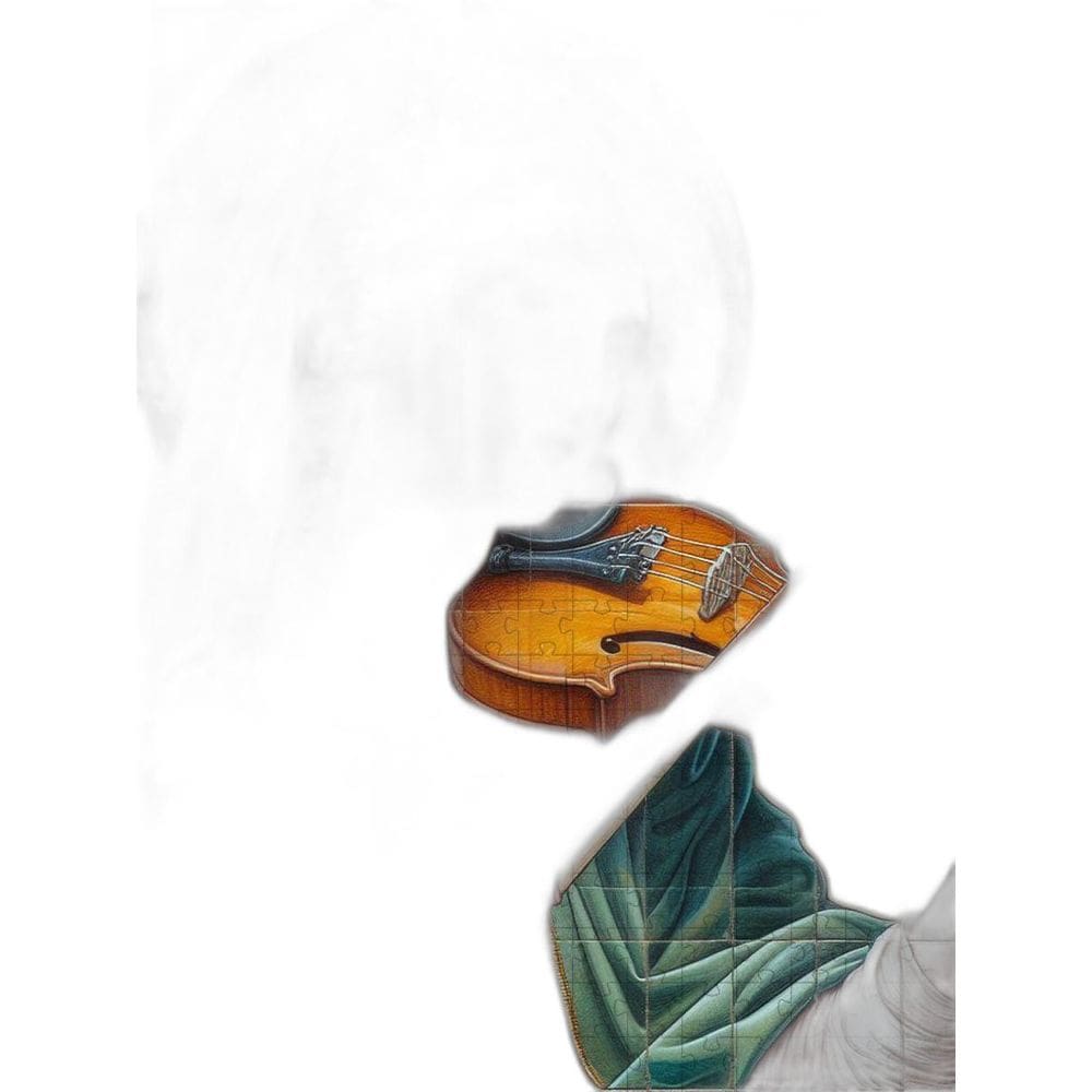 Quebra-Cabeça Religiosos Santa Cecilia Da Musica Em 60 Peças