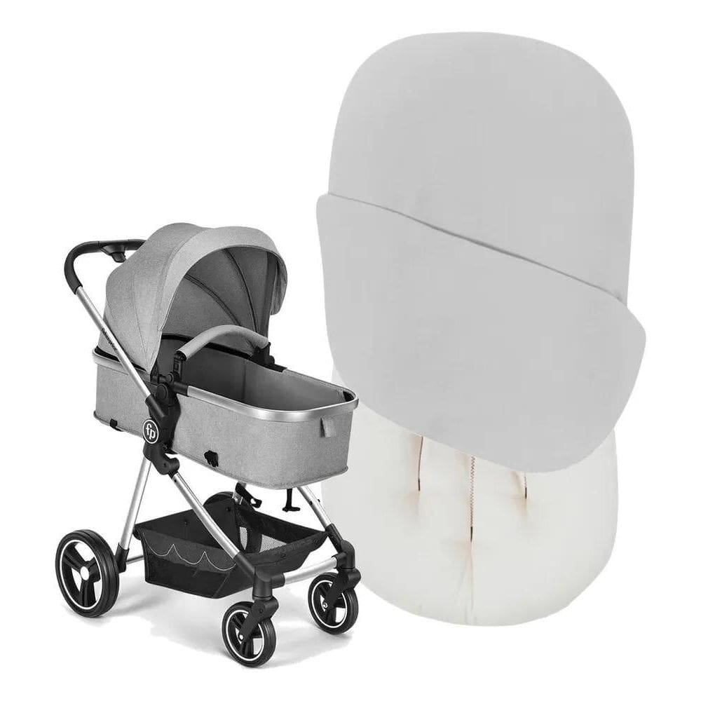 2X Ninho Casulinho Para Carrinho Moisés + Capa Algodão 200 F