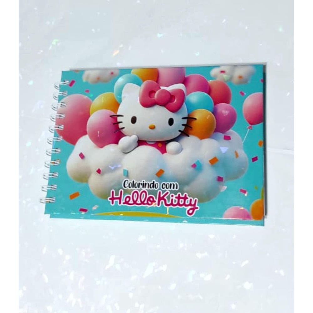 Livro De Colorir Hello Kitty Premium 50 Paginas De Desenhos