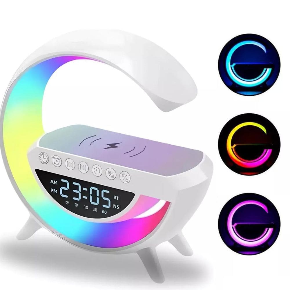 Luminária G Speaker Smart Station Carregador Wireless