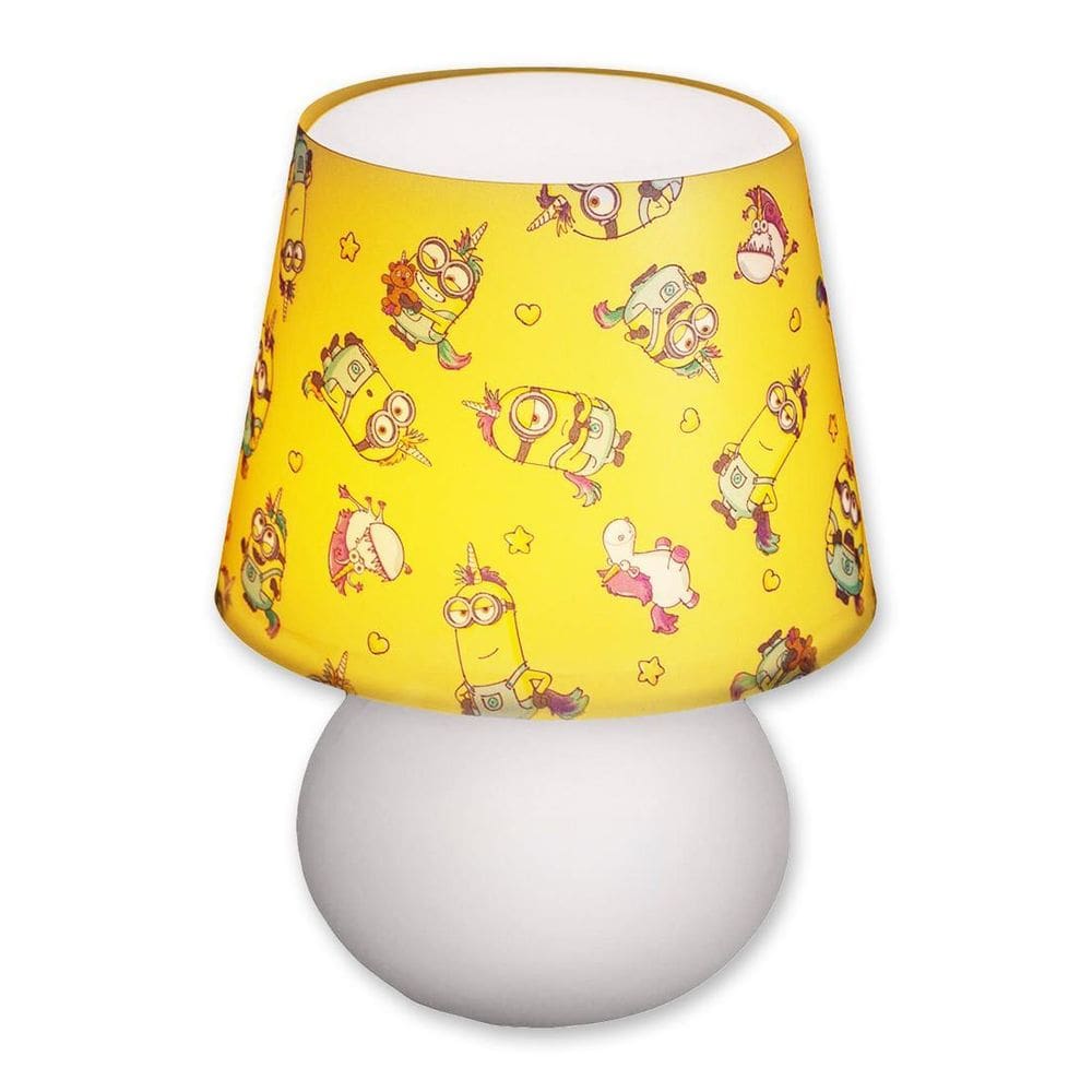 Abajur Luminária Micro Lampe Led Decoração Minions Unicórnio