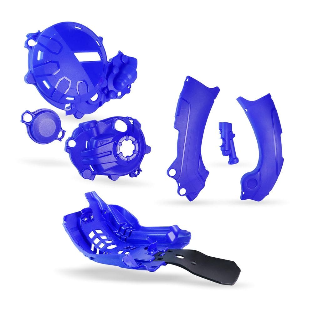 Kit Protetor Amx Tampas Laterais Motor Chassi Quadro Yzf 250 450 250x 450x Wrf 250 450