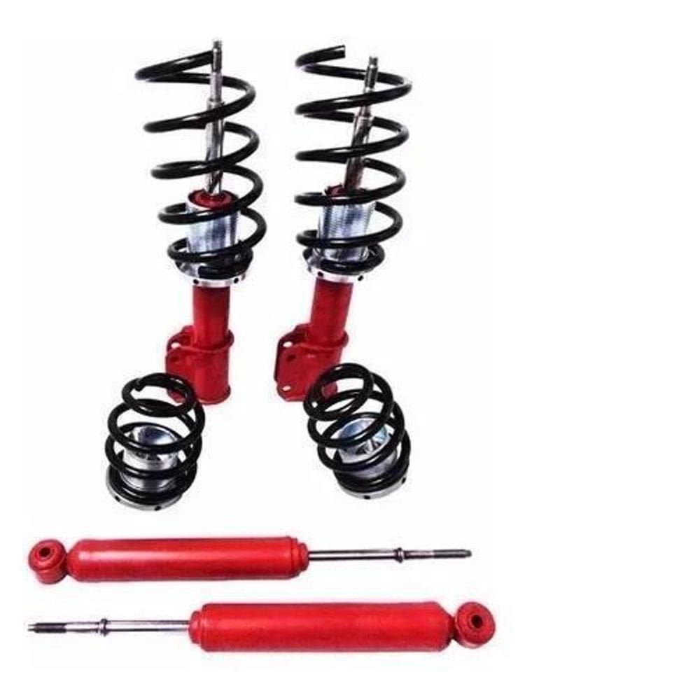 Kit Suspensão Rosca Regulavel Palio Elx 2001 Ate 2012