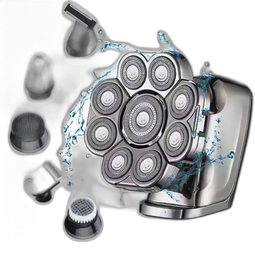 Barbeador 9D Com Lâminas Afiadas Para Maior Precisão