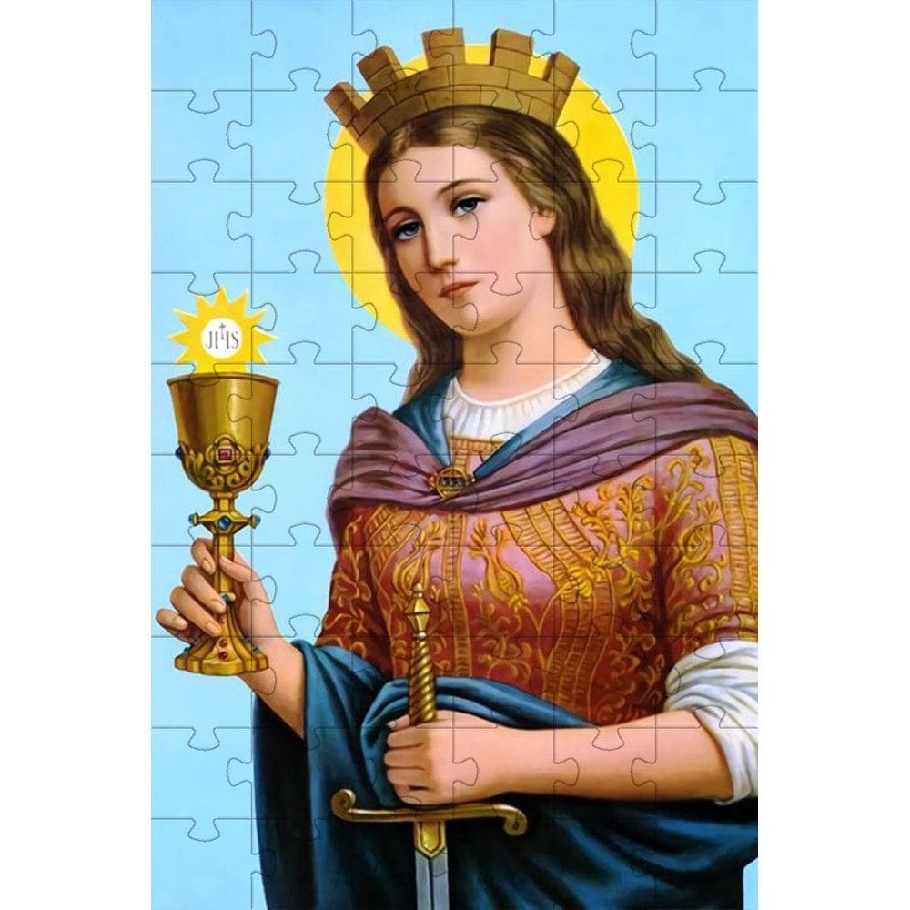 Quebra-Cabeça Religiosas De Deus Santa Barbara De 300 Peças