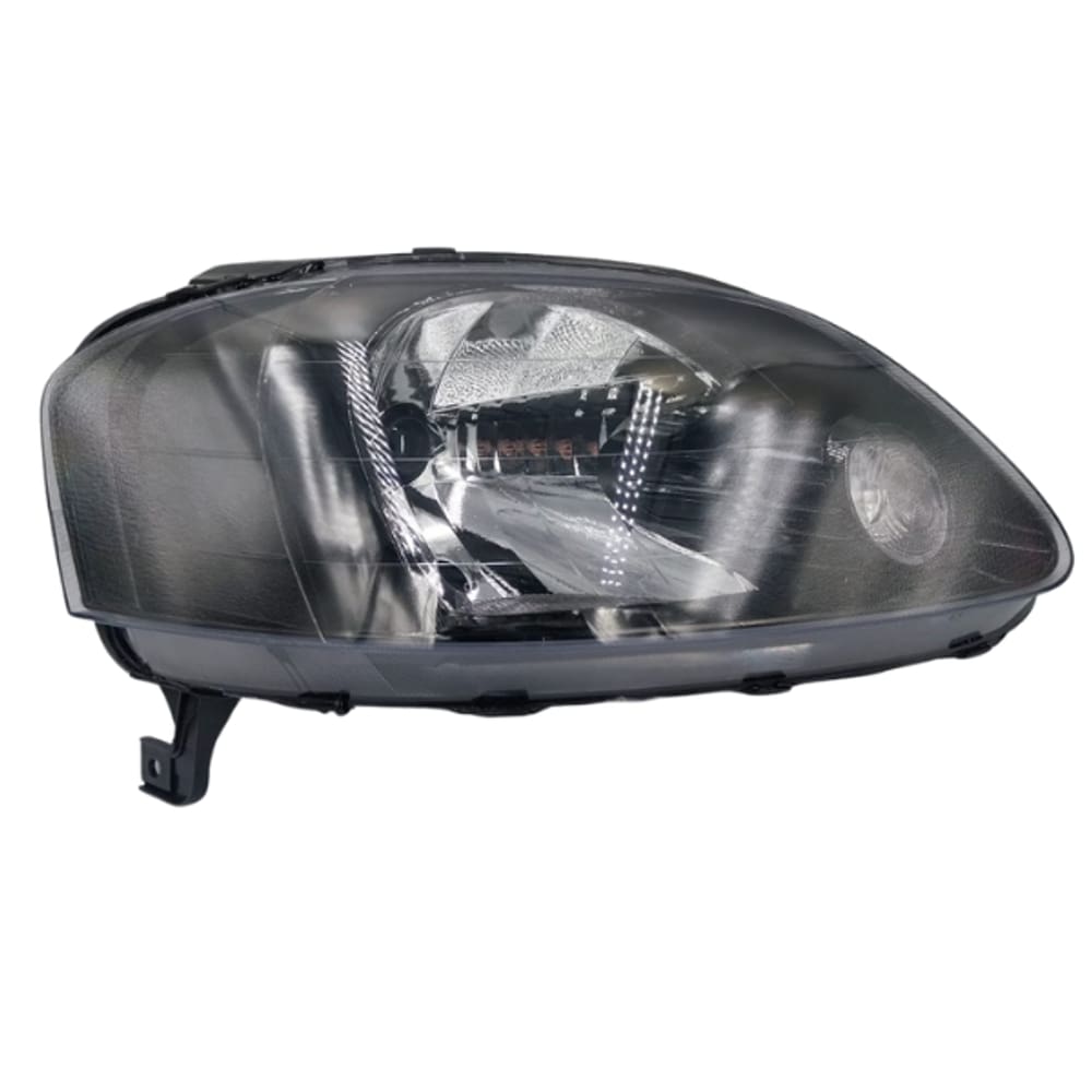 Farol Fox 03 04 05 06 07 Mascara Negra Foco Simples Direito Passageiro