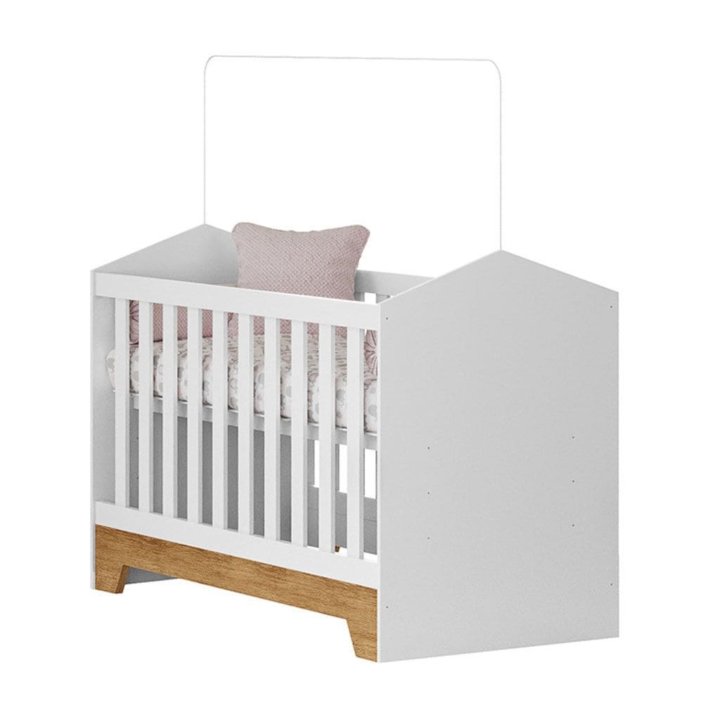 Berco Mini Cama 100 MDF Duda Quarto de Bebe Tigus Baby