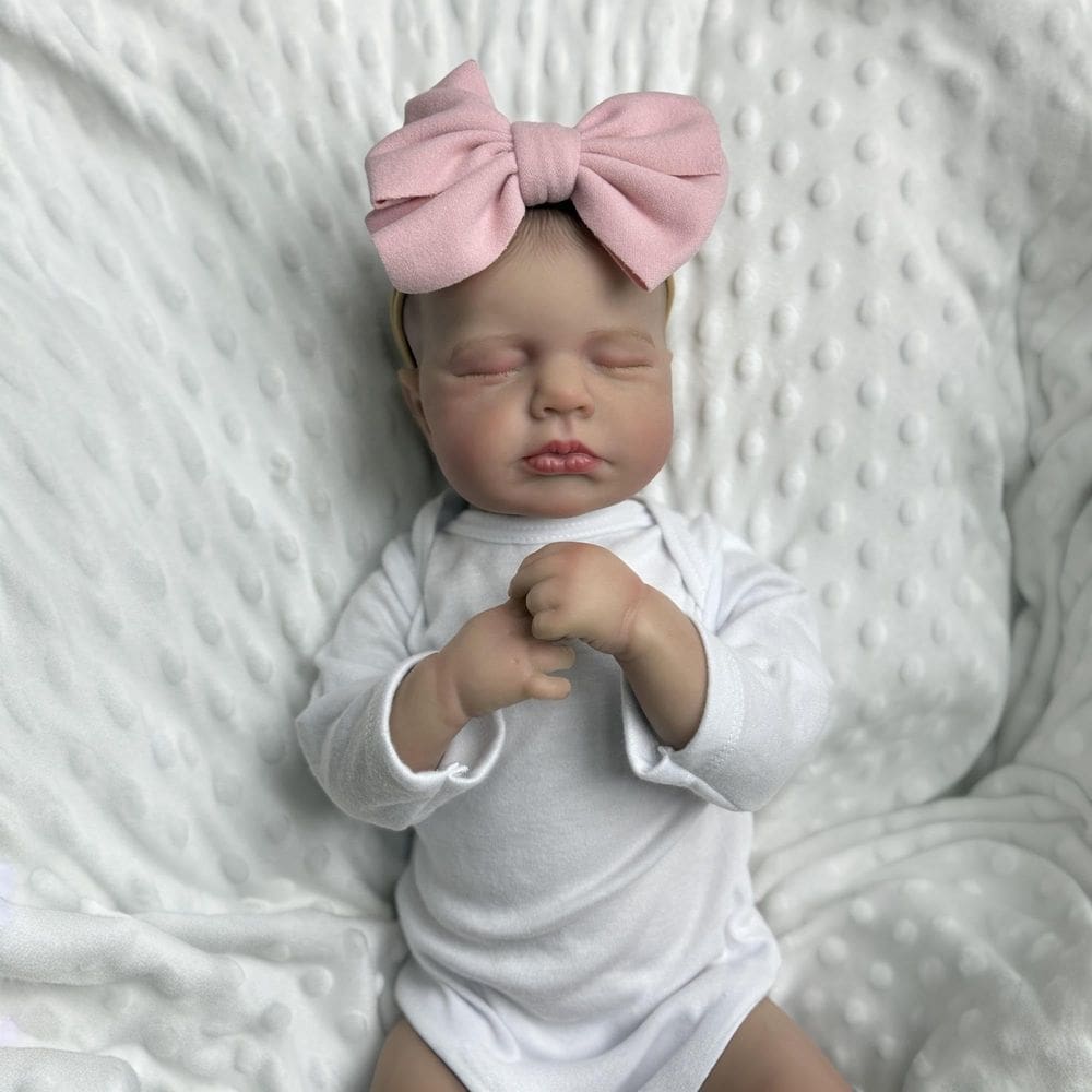 Muñeca Reborn GUESSBELLY Loulou Lovely 50 cm con Cuerpo de Tela