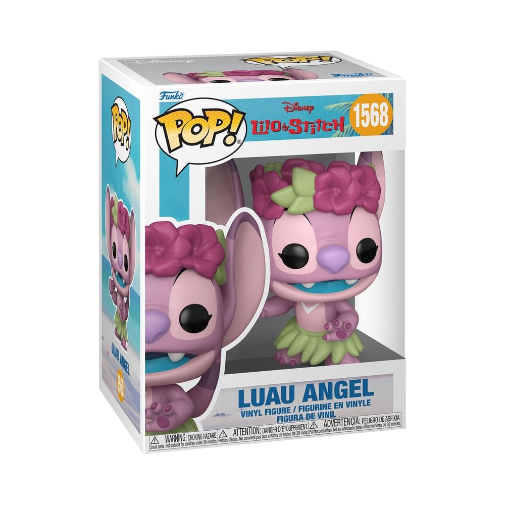 Boneco de vinil Funko Pop! Disney Lilo & Stitch Luau Angel 10 cm