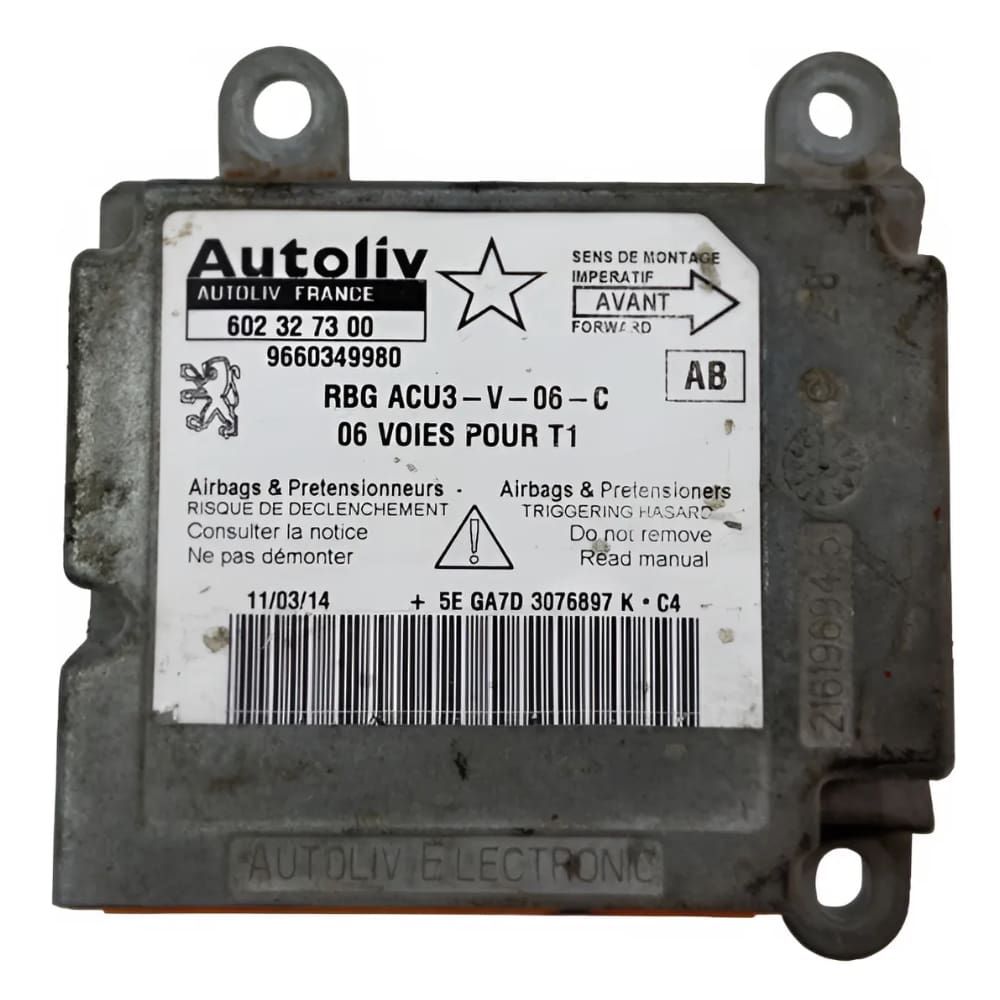 Módulo Central Airbag Peugeot 206 9660349980