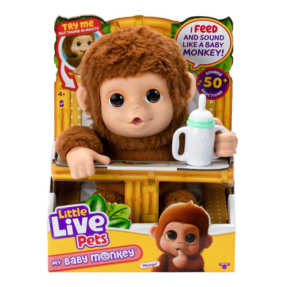 Baby Monkey Interactive Little Live Pets My Baby Mango