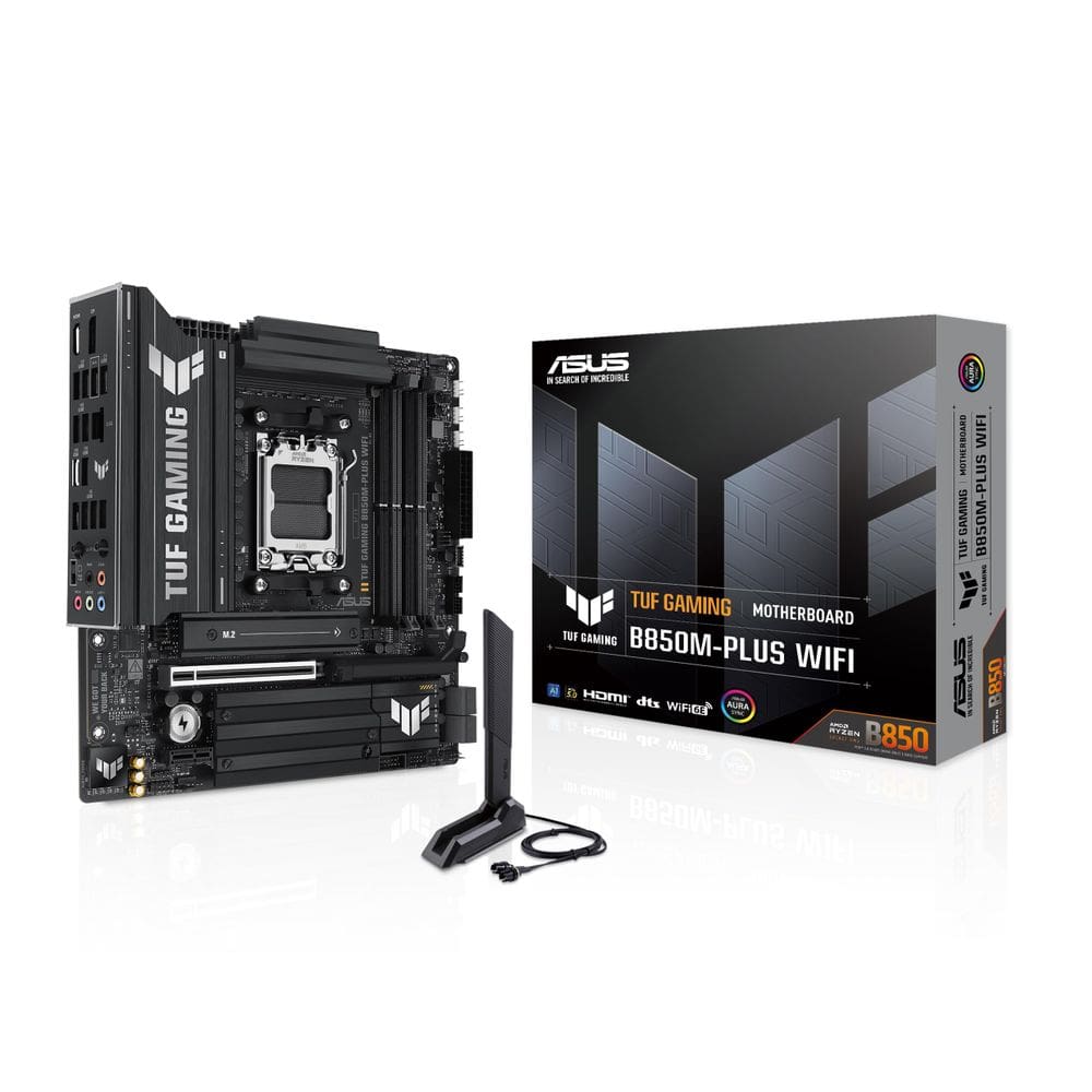 Placa-mãe ASUS TUF Gaming B850M-PLUS WiFi AMD AM5 B850 mATX